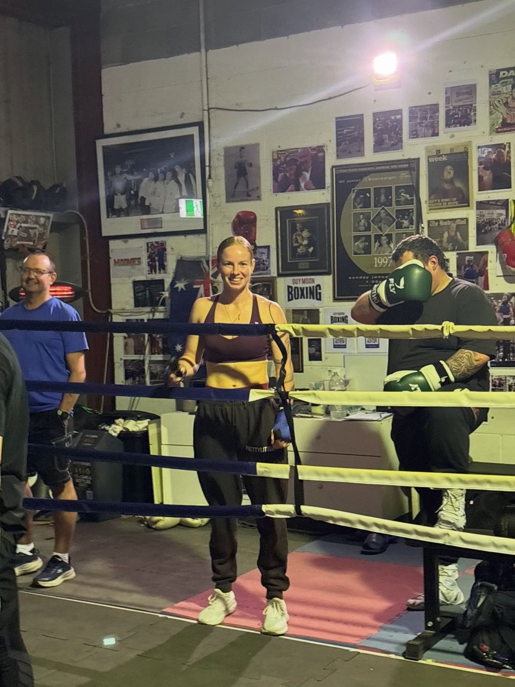 Ring session at Guy Moon Boxing